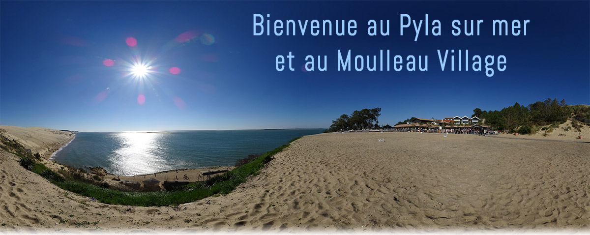 Bienvenue au Pyla sur mer Pyla-sur-Mer est une station balnéaire française de l'Atlantique, à l'entrée du bassin d'Arcachon, dans le département de la Gironde.