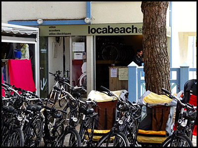 Locabeach, location de vélos au Moulleau